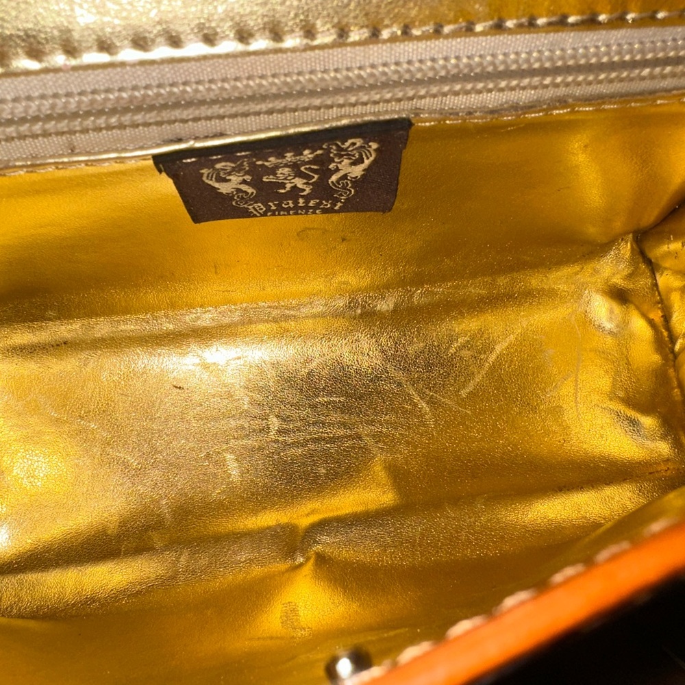 Partesi Tan Leather Handbag - Picture 5 of 5